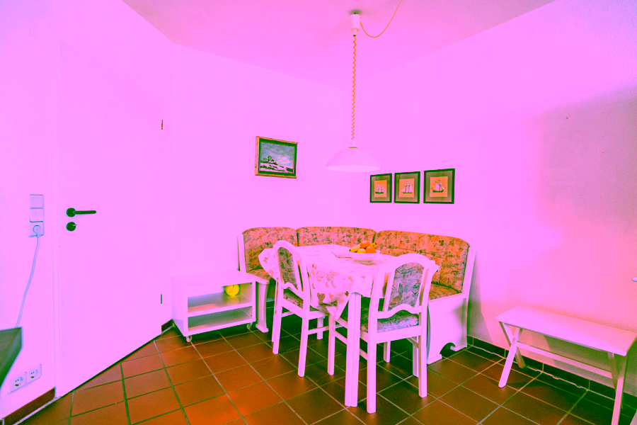 Dem Meer ganz nah – Erdgeschosswohnung mit großer Terrasse - Essbereich (8586)