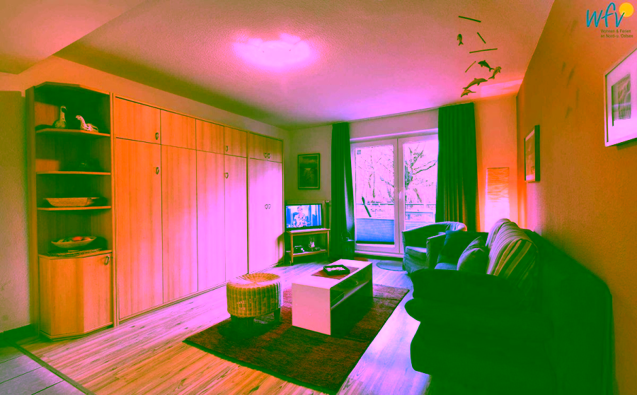 Zauberhafte Wohnung mit Südbalkon - Wohnzimmer (8441)