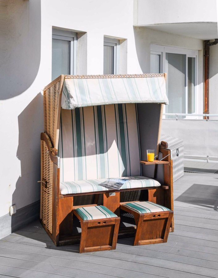 Sonne trifft Meer! Strandnah mit riesiger Süd-Terrasse - Strandkorb (31301)