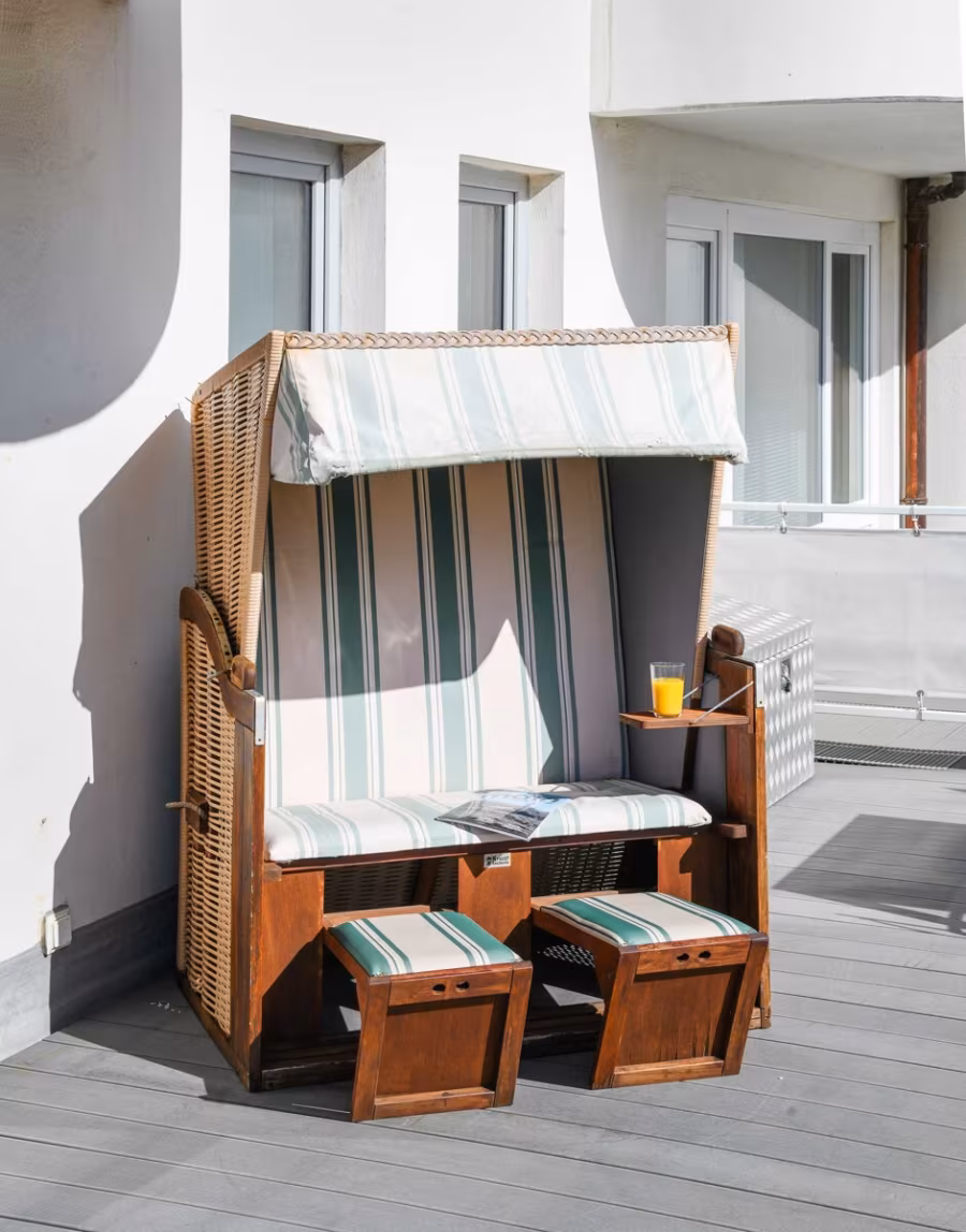 Sonne trifft Meer! Strandnah mit riesiger Süd-Terrasse - Strandkorb (41785)