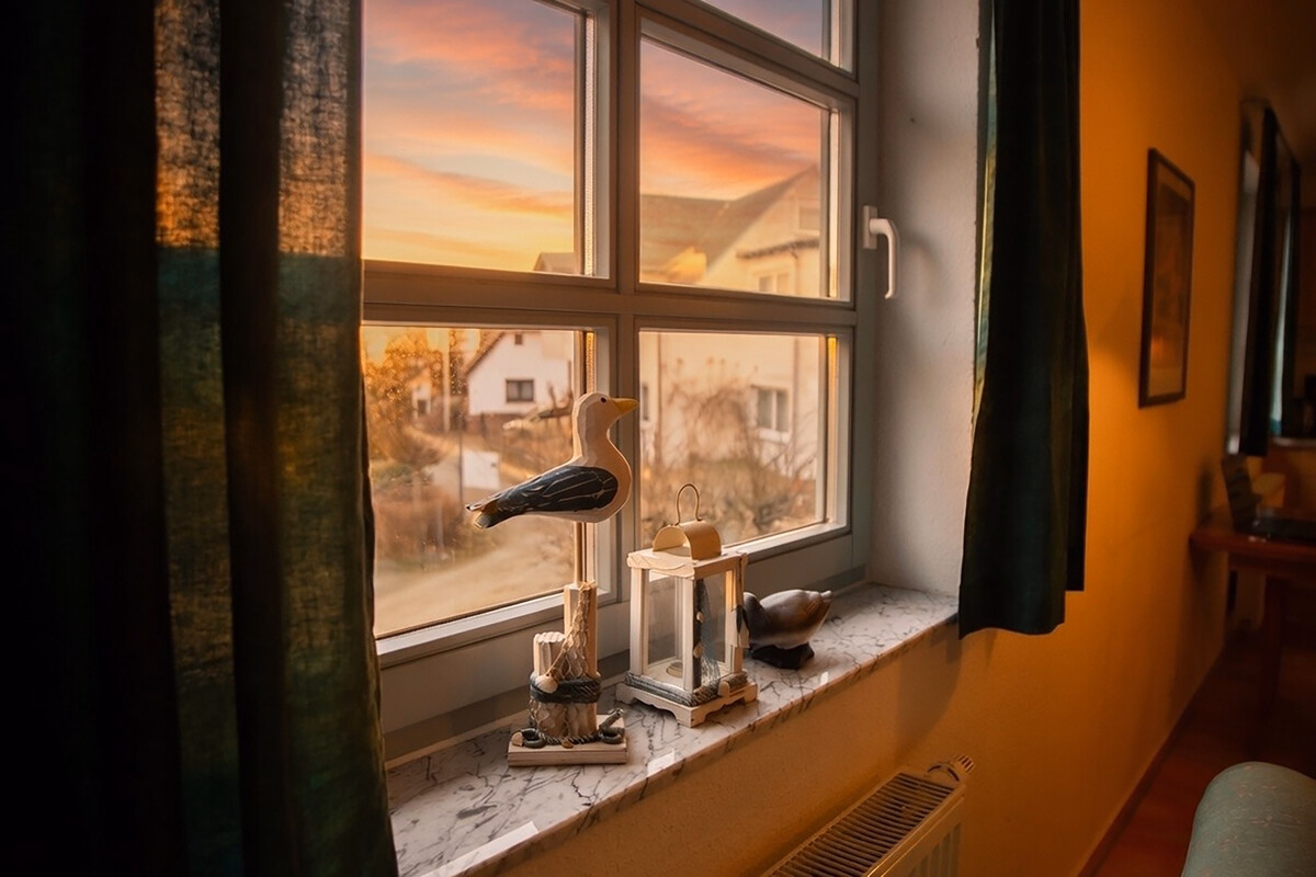 Blick aus Schlafzimmer