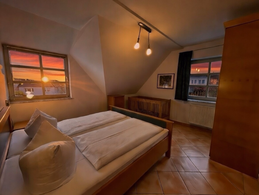 Nur 5 Minuten bis zum „Südstrand“ – schöne Ferienwohnung in Göhren auf Rügen - Schlafzimmer (32340)