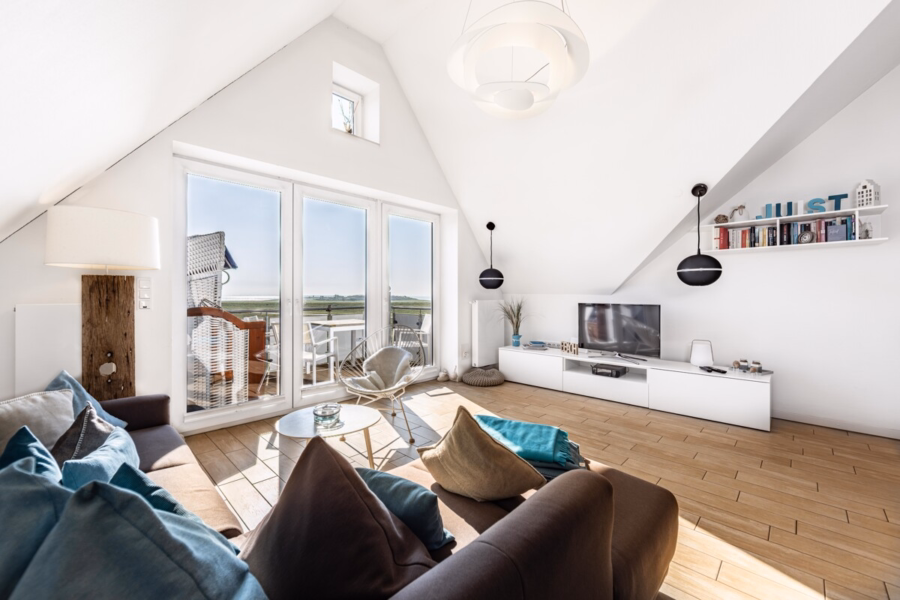 Quartier 7° Ost – Traumhafte 100 m² Ferienwohnung mit wunderschönem Balkon! - Wohnbereich (14497)