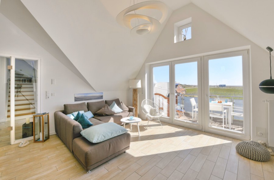 Quartier 7° Ost – Traumhafte 100 m² Ferienwohnung mit wunderschönem Balkon! - Wohnbereich (13072)