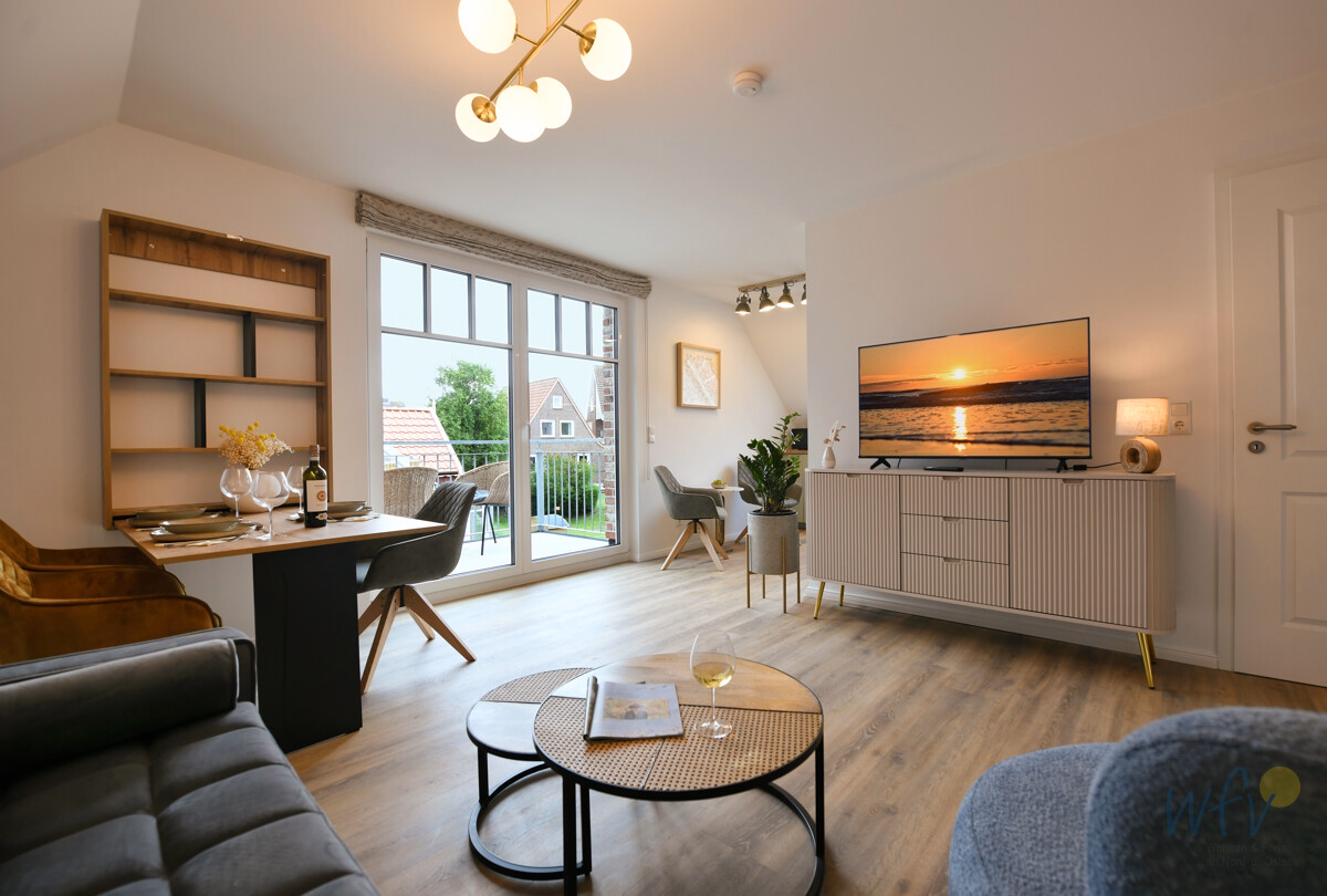 Watt’n Kiek! Stilvolle Ferienwohnung über den Dächern Langeoogs