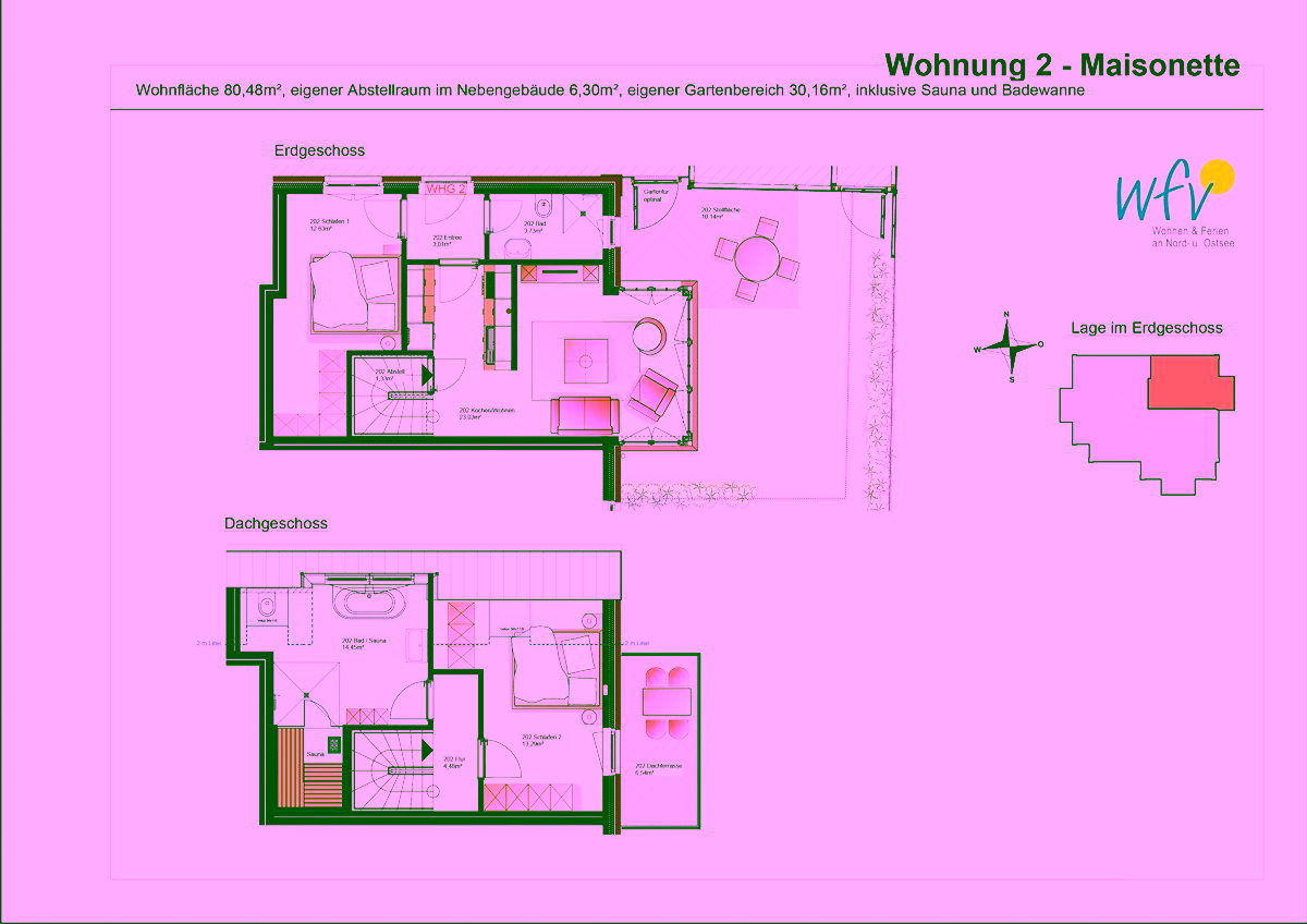 Grundriss Haus Casper Whg 2