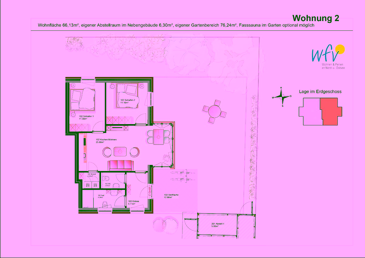 Grundriss Haus Christine_Whg 2
