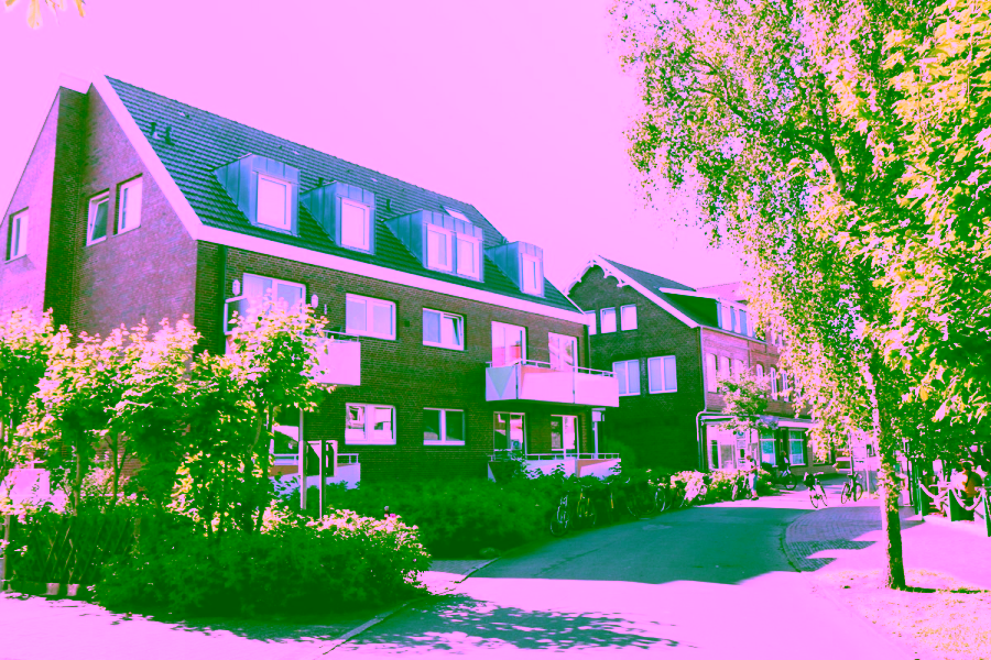 3-Zimmer-Wohnung mit 2 Balkonen im Zentrum von Langeoog - Außenansicht (11745)