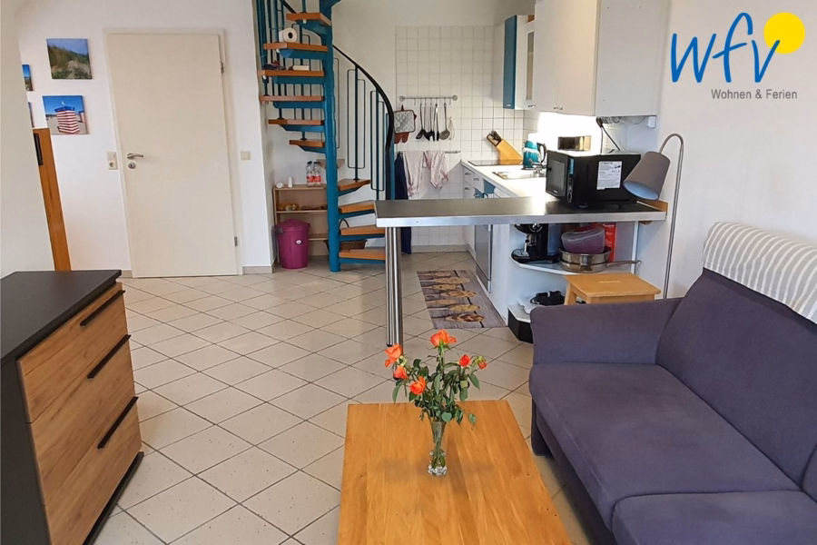 Wohnen auf zwei Etagen – Gemütliche Maisonette Wohnung - Wohnzimmer (35859)