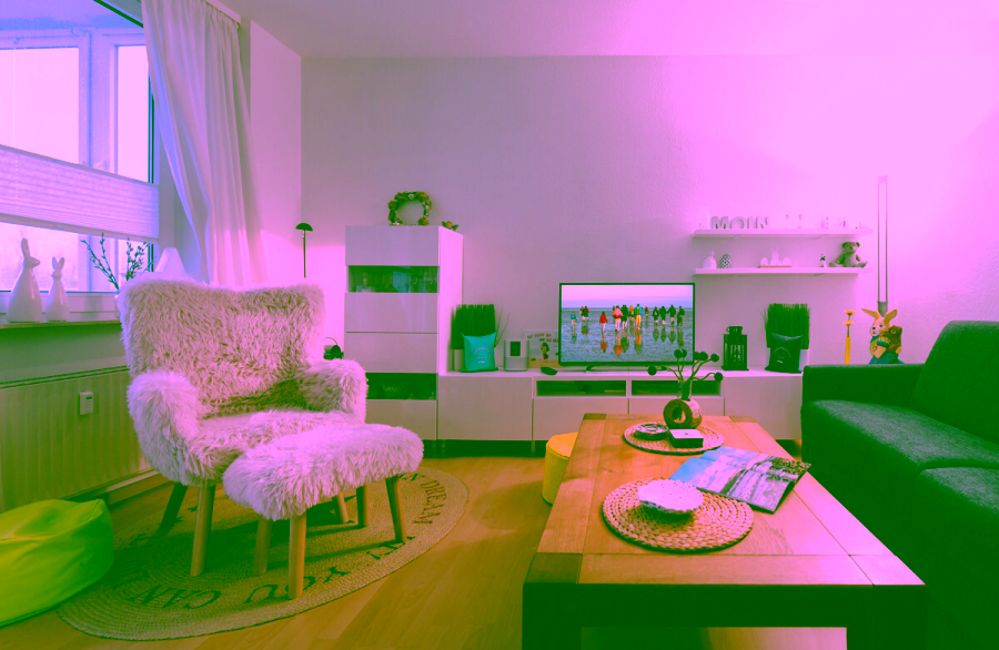 Helle 3-Zimmer-Wohnung mit sonnigem Balkon - Wohnenbereich (11854)