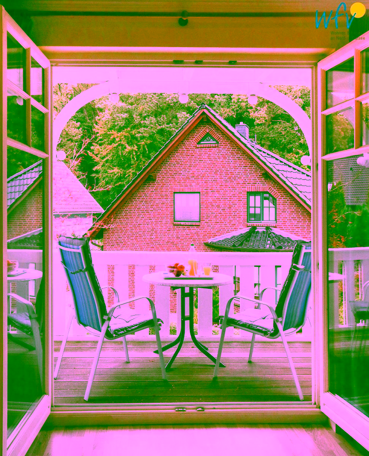 Gemütliche 2-Zimmer Wohnung in der Villa Mönchgut - Balkon (9110)