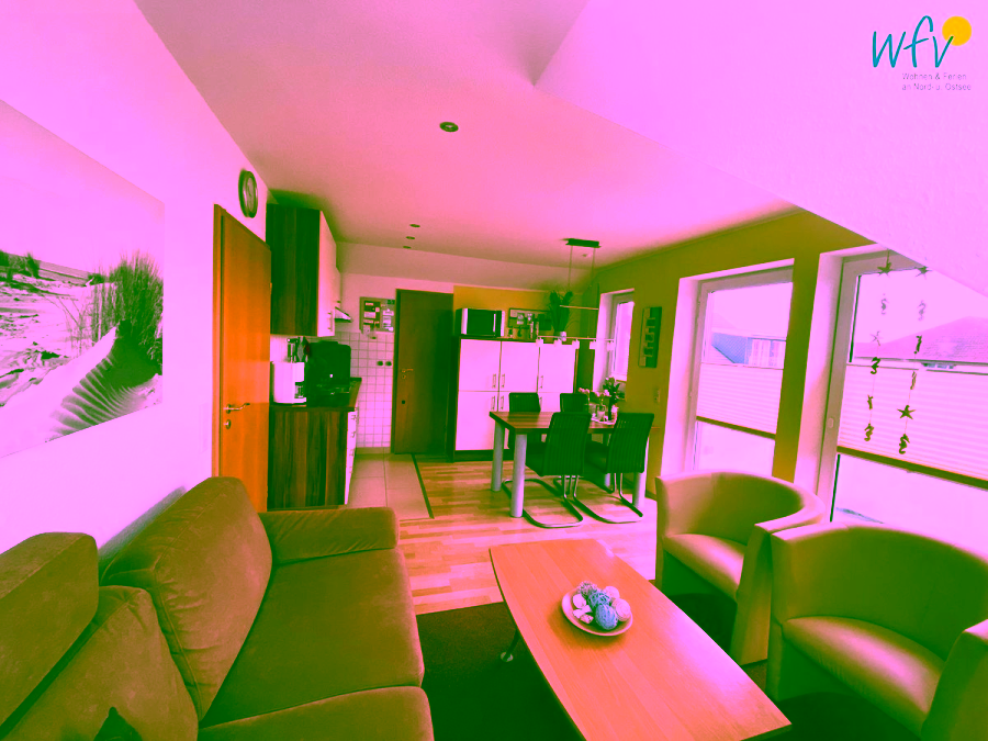 Wenn schöne Lage auf schöne Aussichten trifft! Ferienwohnung mit zwei Schlafzimmern - Wohnzimmer (9008)