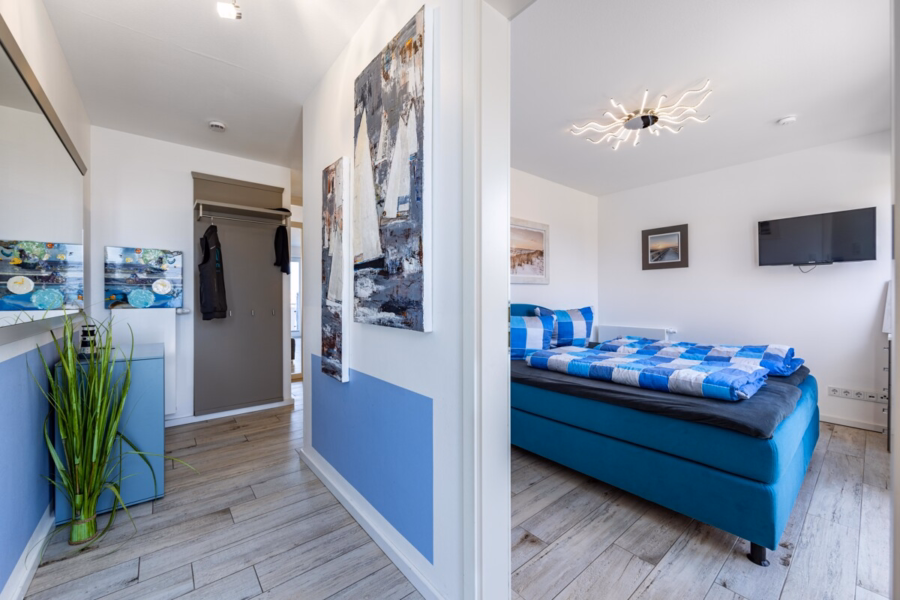 Kiek in’t Watt – Traumhafte Maisonette Wohnung am Watt - Flur (13281)