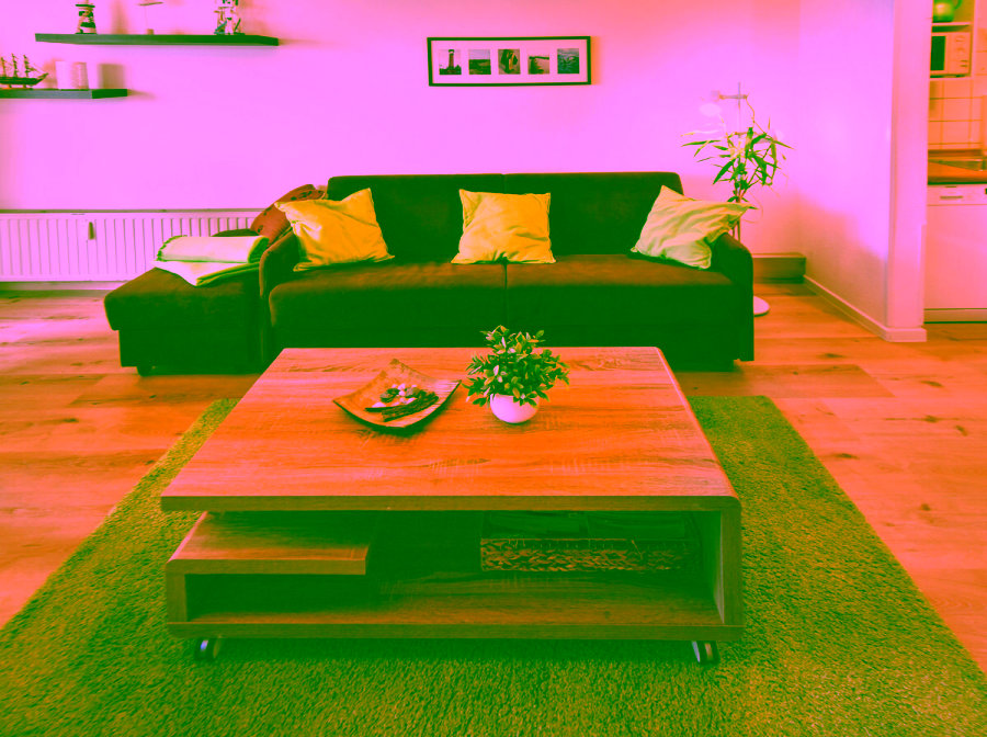 Südwind trifft Südblick – gemütliche 2-Zimmer Wohnung - Wohnzimmer (7252)