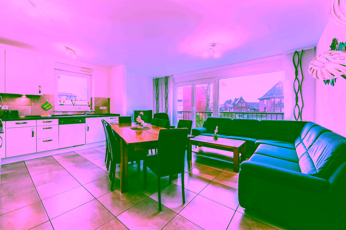 Wohn-, Koch- und Essbereich