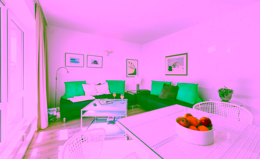 Sonne trifft Meer! Strandnah mit riesiger Süd-Terrasse - Wohnbereich (10213)