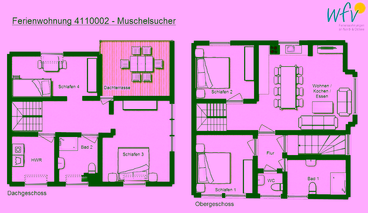 Grundriss Muschelsucher