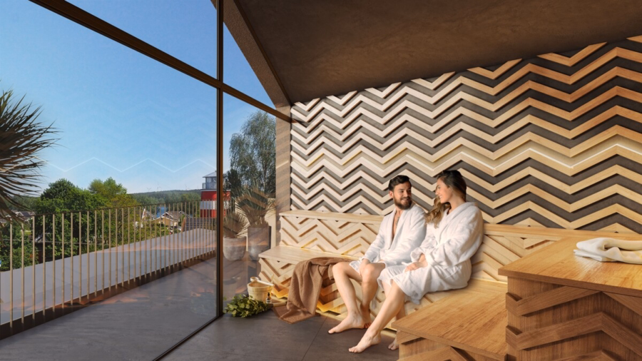 Luxuriöss Apartment mit TOP-Rendite und Roof-Top-Spa *provisionsfrei* - Sauna (20257)